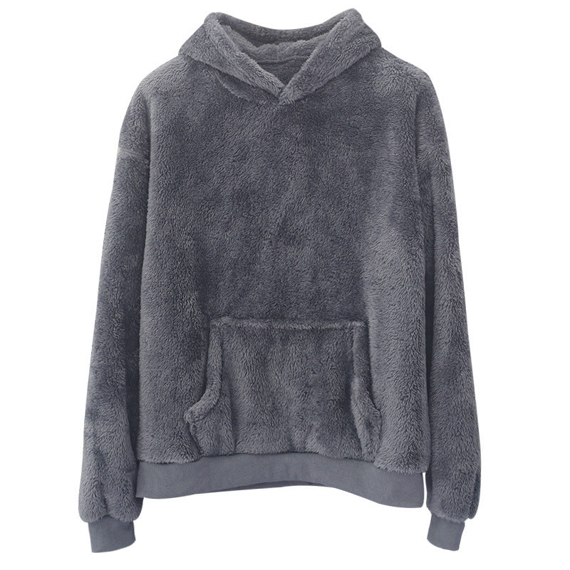 Damen kuscheliger Kapuzenpullover aus Fleece R&B