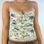 Damen Spitzen-Ärmeloberteil mit floralem Design R&B