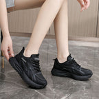 Damen moderne Sneaker mit atmungsaktiver Mesh-Oberfläche und dämpfender Sohle R&B