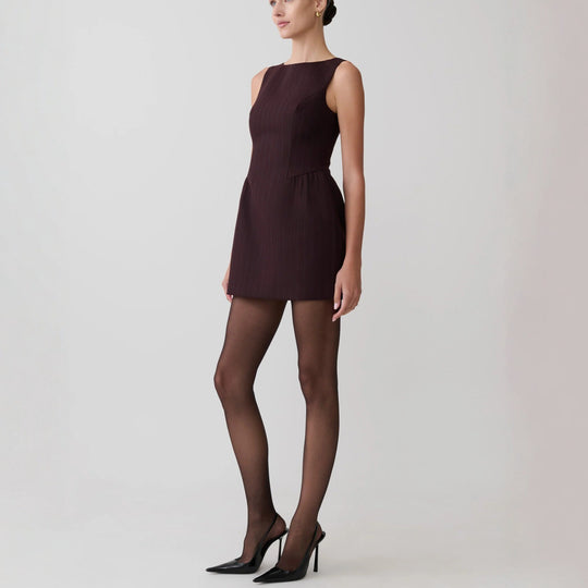 Damen Kleid mit feinen Nadelstreifen R&B