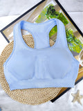Damen Sport-Bustier mit atmungsaktivem MischgewR&Be und stützenden Cups R&B