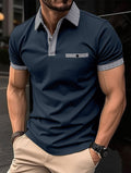 R&B | Farblich passendes POLO-Shirt mit Knöpfen