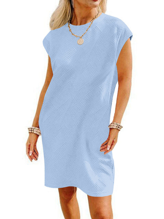 Damen Lockeres Sommerkleid mit strukturiertem Design und schickem Schnitt R&B