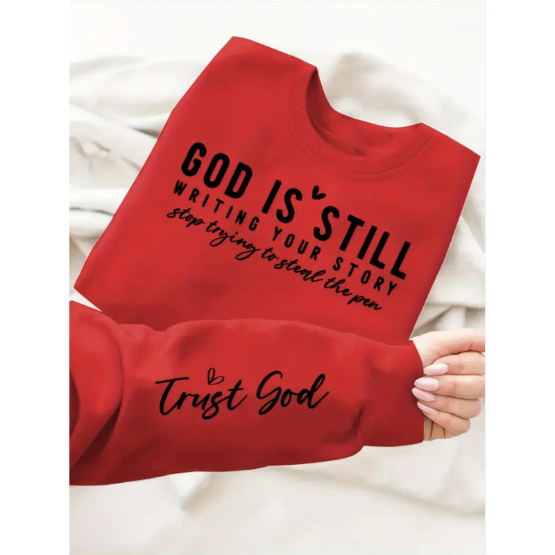 Damen Sweatshirt mit inspirierendem Schriftzug und weichem Material R&B