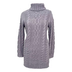 Damen Strickkleid mit elegantem Zopfdesign R&B
