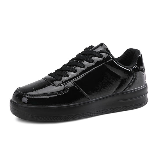 Damen Sportliche Sneakers mit Hochglanz-Oberfläche und rutschfester Sohle R&B