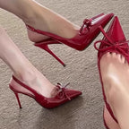 Damen Sling-Pumps mit eleganter Schleife R&B