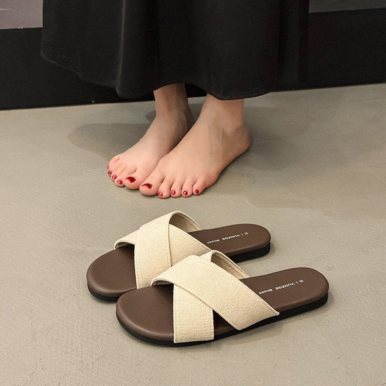 Damen bequeme und stilvolle Schlappen R&B