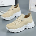 Damen Leichte und atmungsaktive Sneakers mit innovativer Stricktechnologie R&B