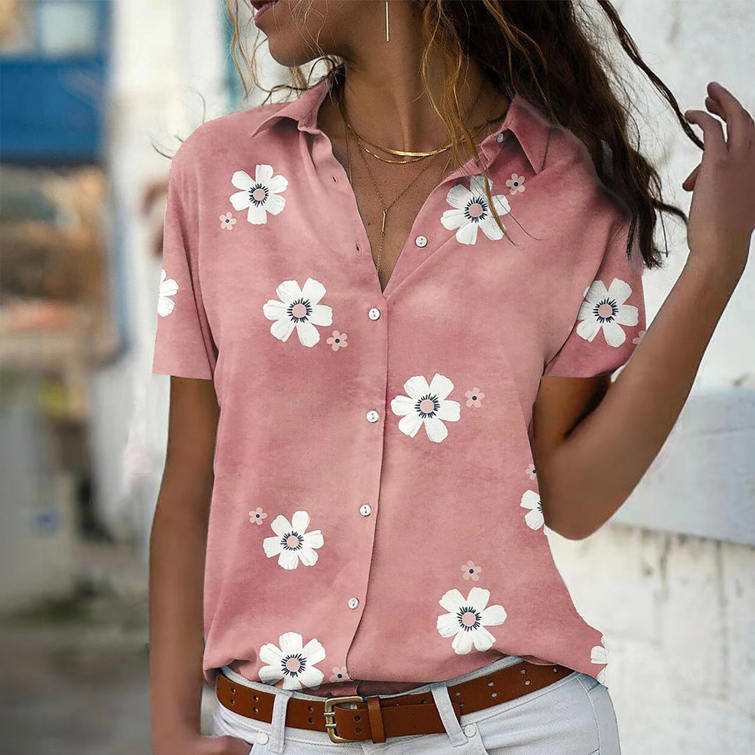 Damen Bluse mit floralem Design R&B