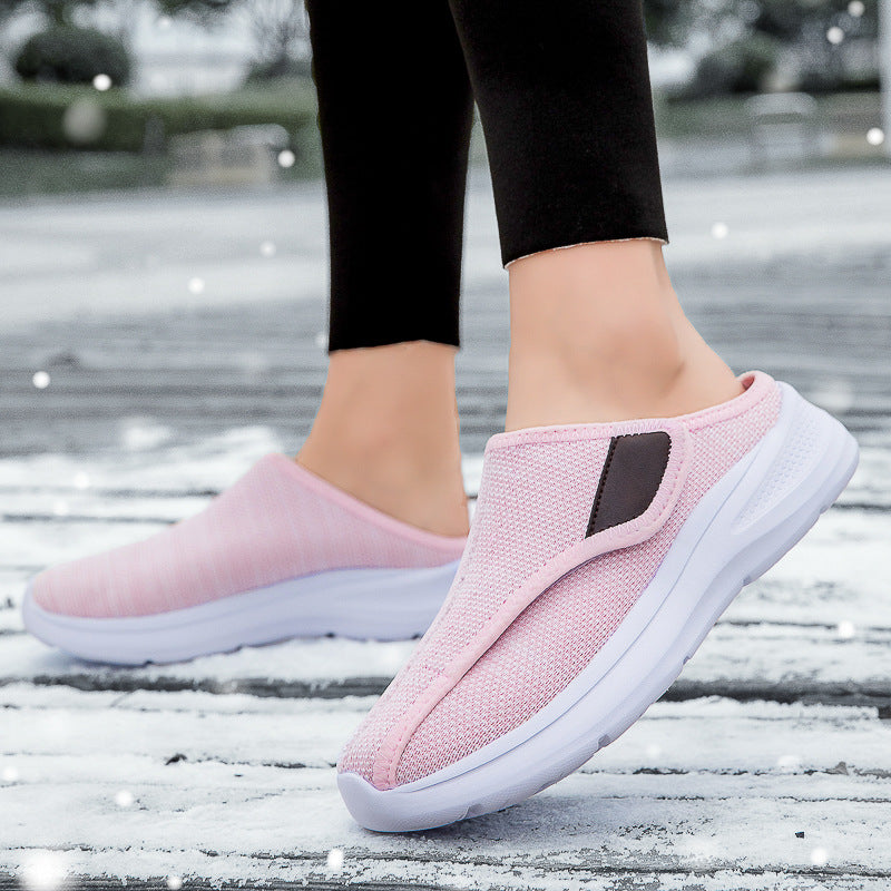 Damen Bequeme Slip-On Hausschuhe mit rutschfester Sohle R&B