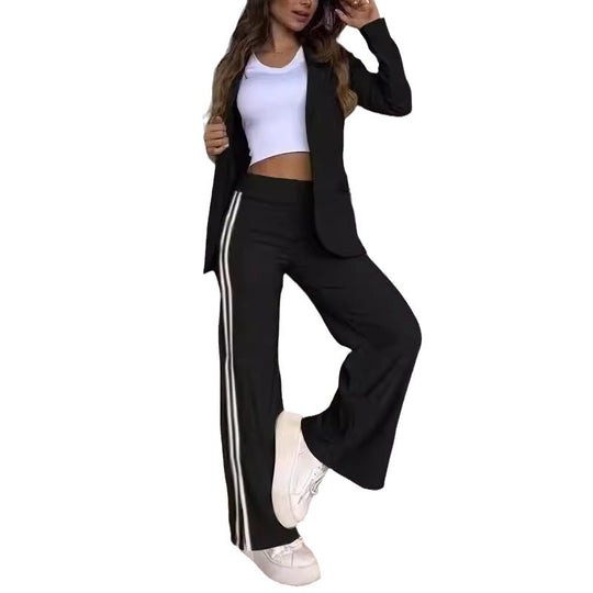 Damen Sportliches Blazer- und Hosenset Heidi-Mode