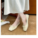 Damen Elegante und bequeme Ballerinas mit süßem Schleifen-Detail R&B