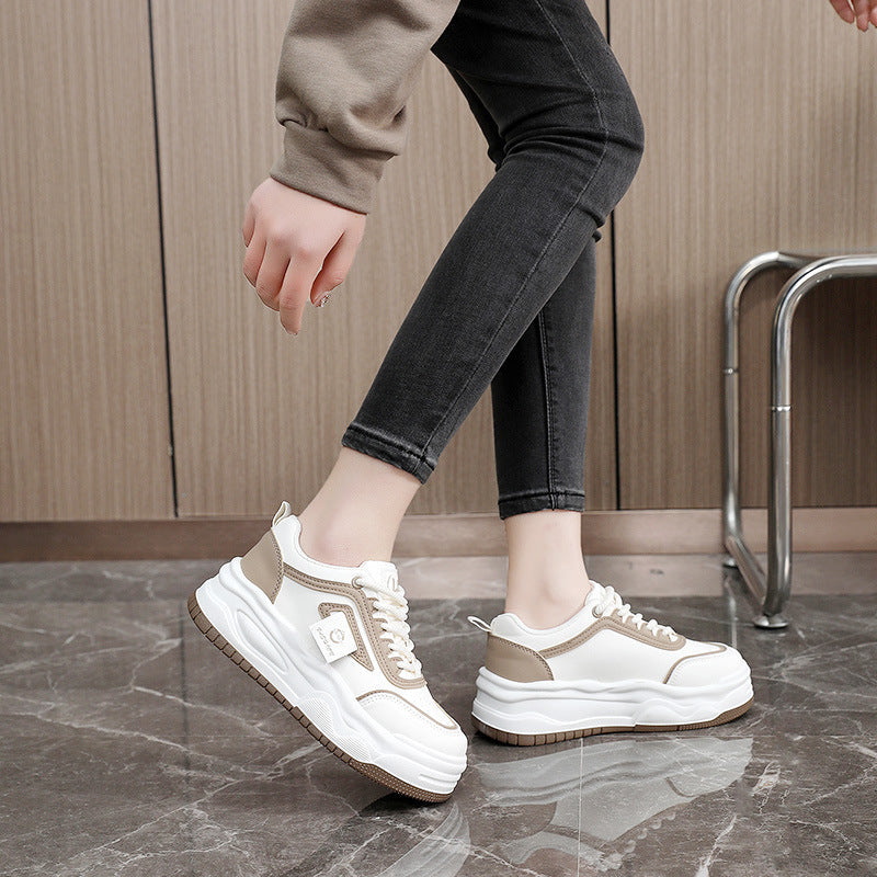 Damen modische Chunky Sneakers mit atmungsaktiver Mesh-Oberfläche und dämpfender Sohle R&B