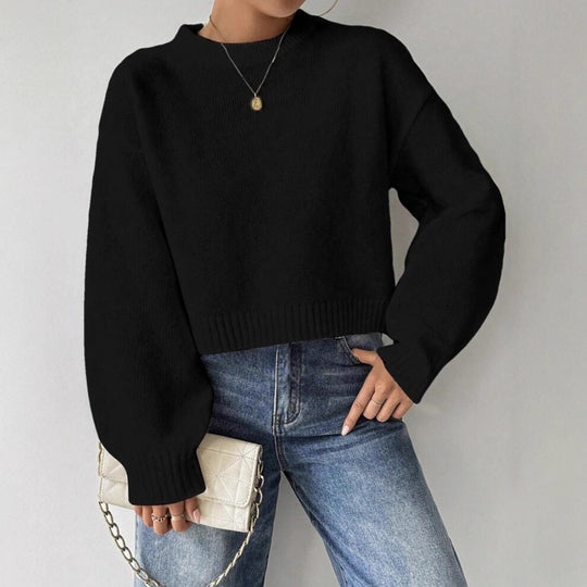 Damen lässiger Feinstrickpullover R&B