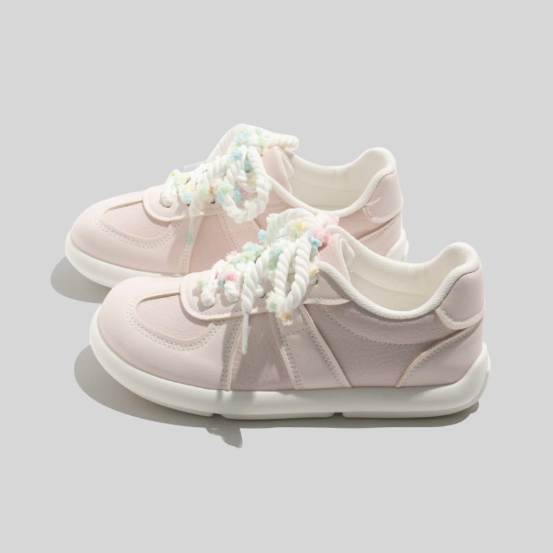Damen Sneaker mit einzigartiger Blumendekoration und flexibler Komfortsohle