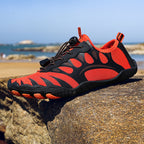 Damen Sportliche Wasserschuhe mit rutschfester Sohle und atmungsaktivem Obermaterial