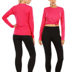 Damen Funktionslongsleeve mit feuchtigkeitsableitendem Material R&B