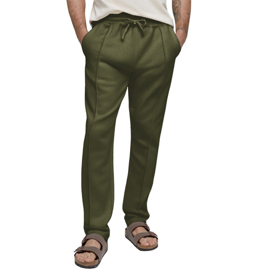 Herren sportliche Freizeithose mit elastischem Bund und seitlichen Eingrifftaschen R&B