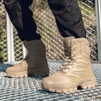 Damen robuste Sicherheitsstiefel mit rutschfester Sohle und atmungsaktivem Mesh