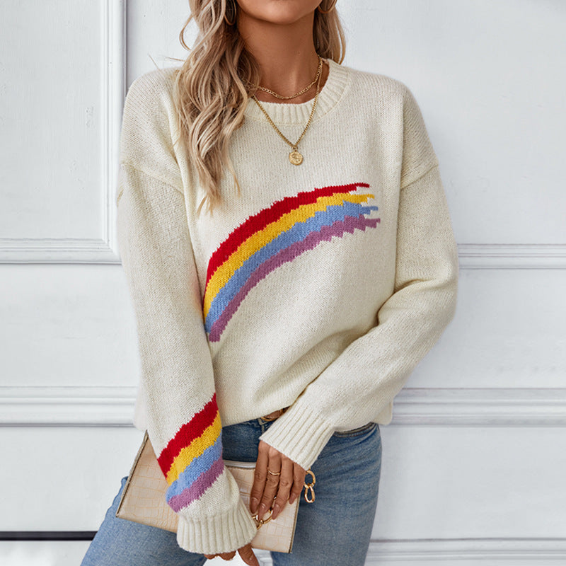 Damen gemusterter Pullover R&B
