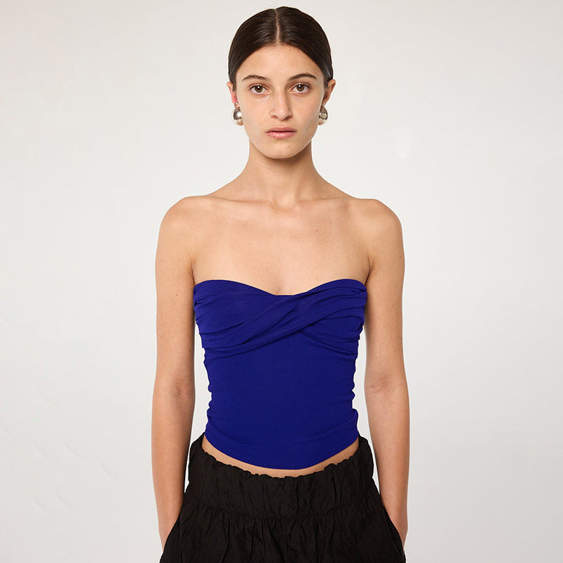 Damen Bandeau-Crop-Top R&B