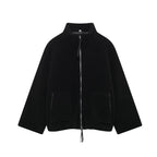 Damen Fleecejacke mit hohem Kragen und Reißverschluss R&B