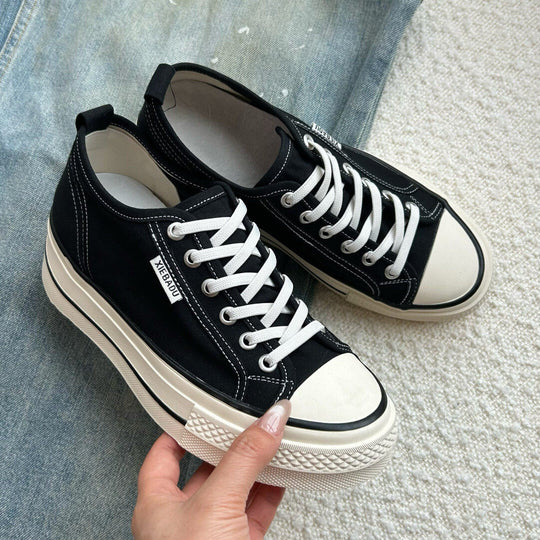 Damen Sportliche Sneakers mit nachhaltigem Canvas-Obermaterial R&B