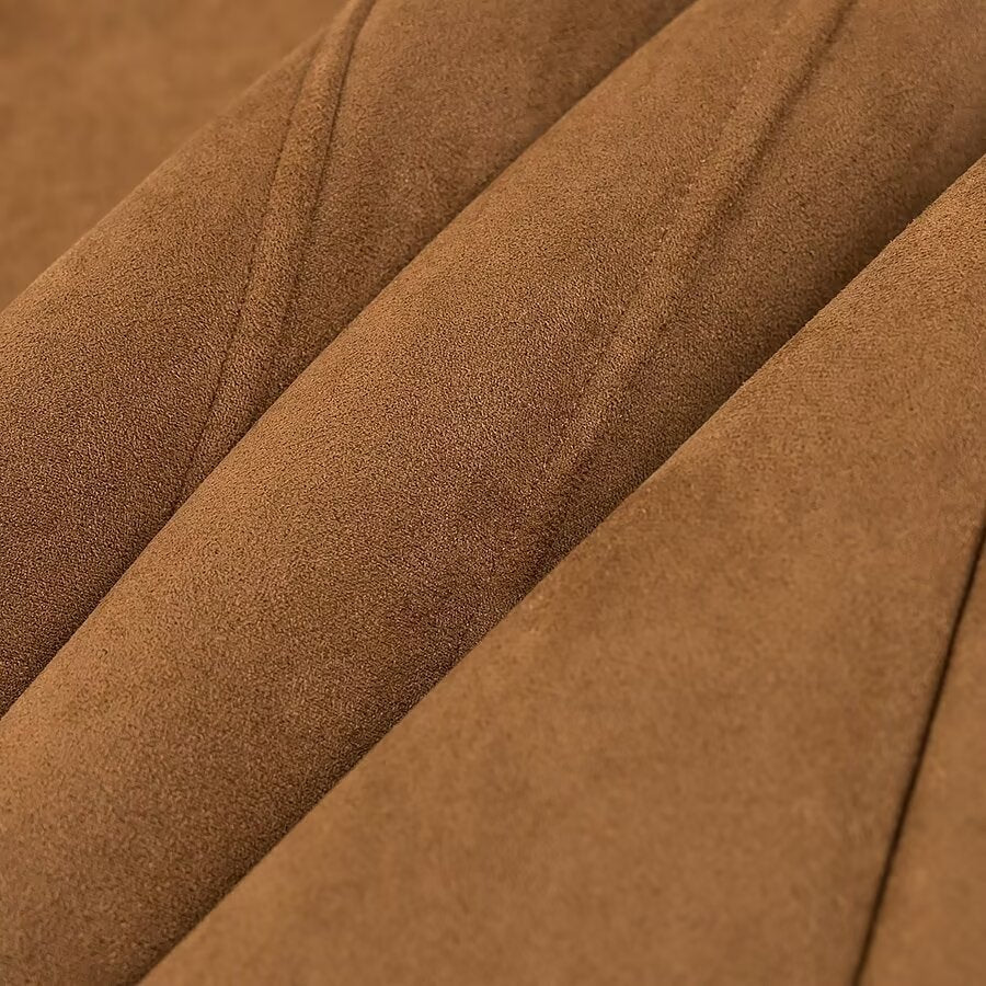 Damen lässiger Mantel mit extra weichem Futter und Knopfleiste R&B