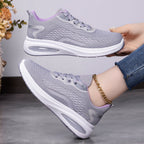 Damen Sportliche Laufschuhe mit atmungsaktivem Mesh-Obermaterial und dämpfender Sohle R&B