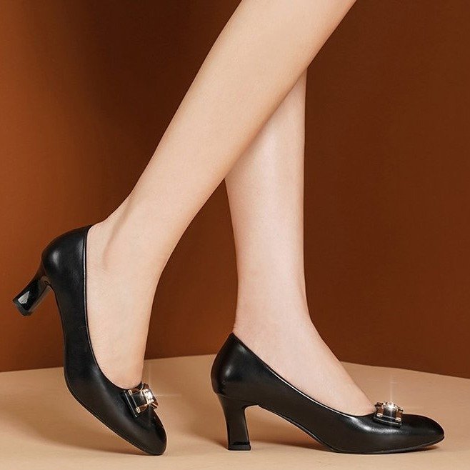 Damen elegante Pumps mit modischen Schleifenverzierungen R&B