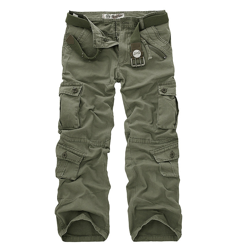 Herren Cargo-Hose mit elastischem Bund und vielseitigen Taschen R&B