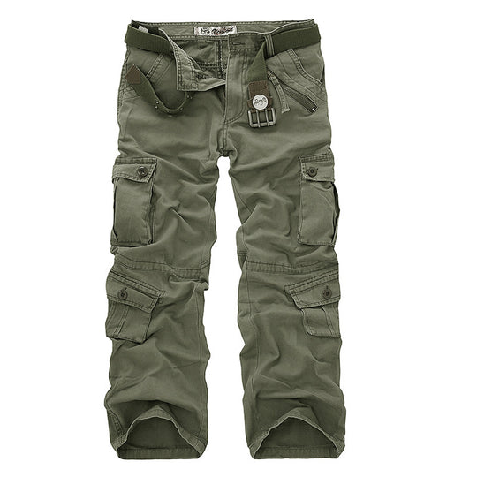 Herren Cargo-Hose mit elastischem Bund und vielseitigen Taschen R&B