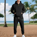 Herren Sportliches Hoodie- und Jogginganzug-Set mit atmungsaktiven Eigenschaften und praktischen Taschen R&B