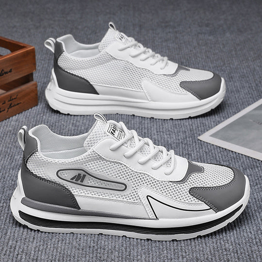 Damen Sportliche Sneakers mit atmungsaktivem Mesh-Obermaterial und dämpfender Sohle R&B