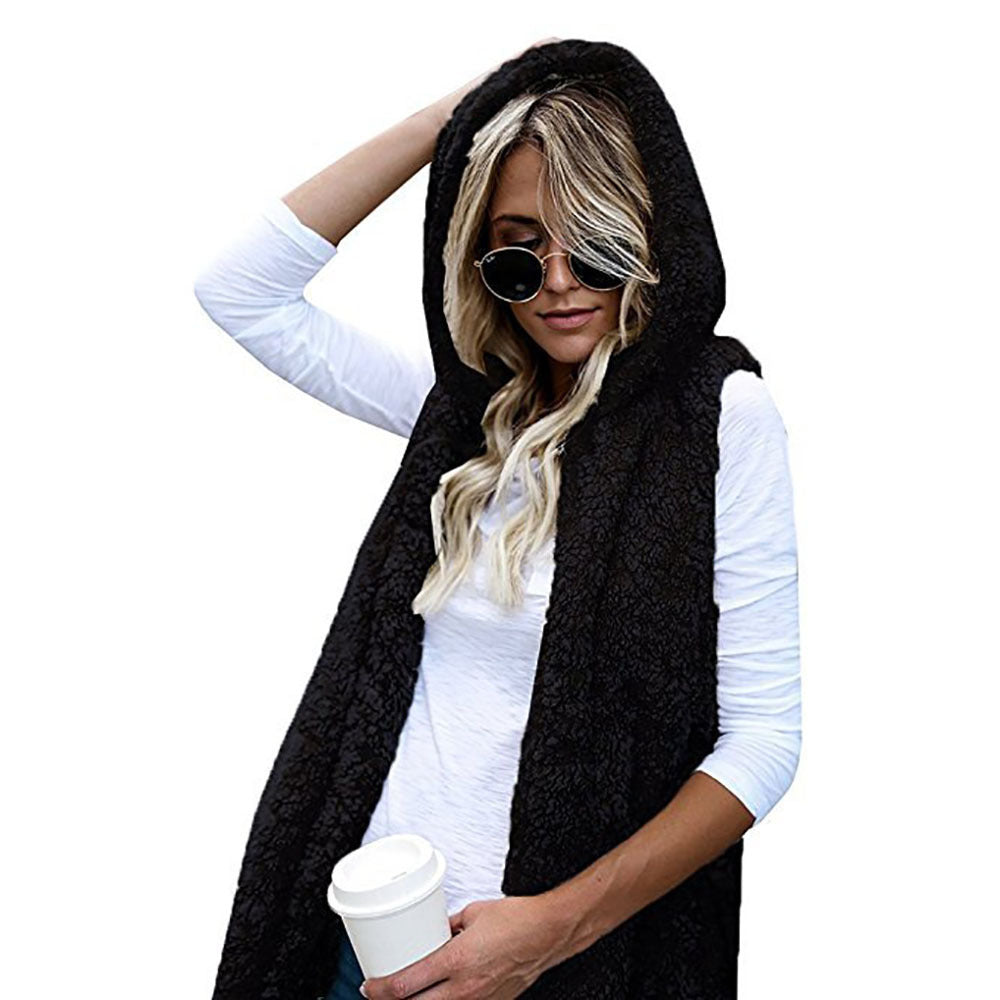Damen Zarte Fleece-Weste mit praktischen Taschen und offenem Schnitt R&B