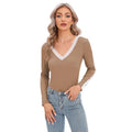 Damen Langarmshirt mit zartem Spitzenbesatz R&B