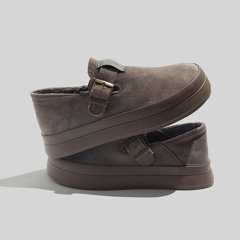 Damen Bequeme Slipper mit modischer Schnalle R&B
