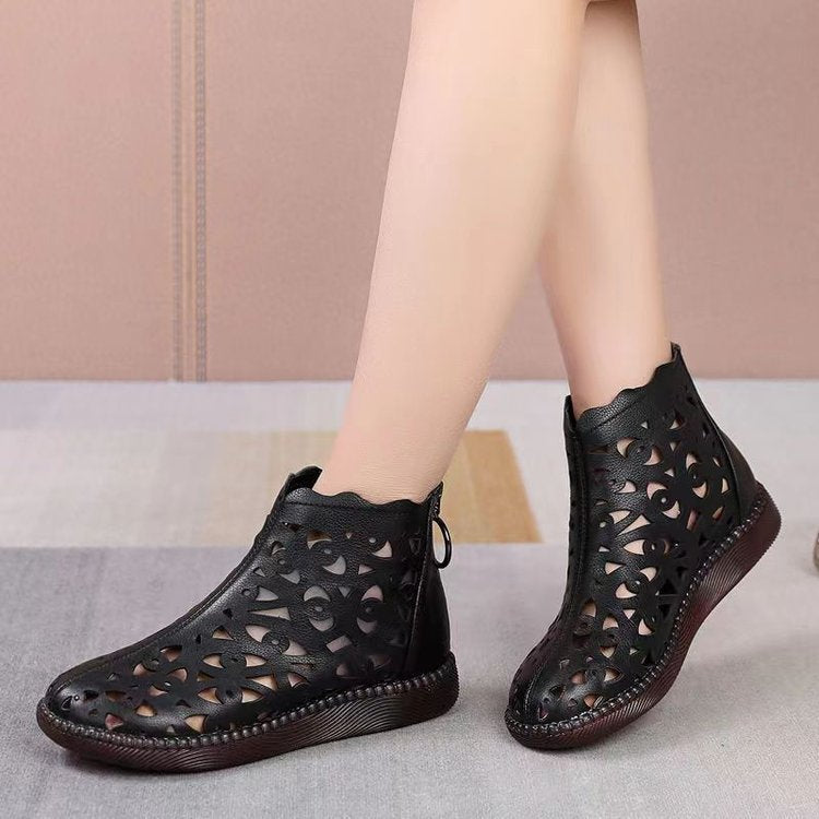 Damen Elegante und atmungsaktive Ankle Boots mit Cut-Out Design R&B