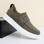 Damen Modische Leder Sneakers im sportlichen Design R&B