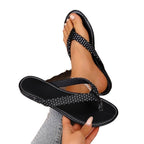 Damen Elegante Zehentrenner mit funkelndem Design R&B