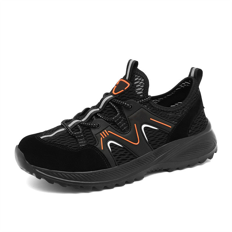 Damen Sportliche Leichtgewicht Sneakers mit atmungsaktiver Oberflächenstruktur R&B