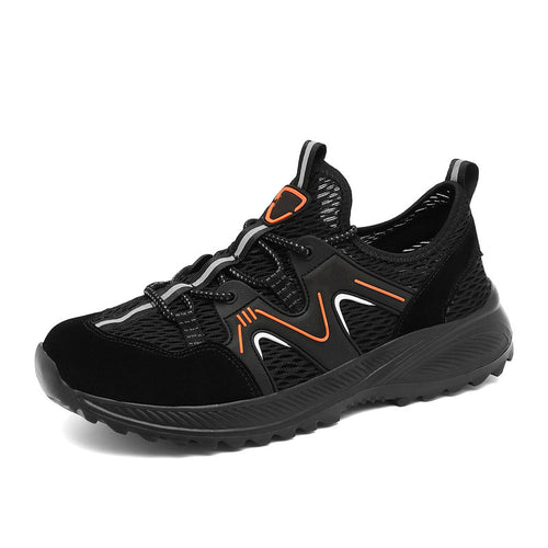 Damen Sportliche Leichtgewicht Sneakers mit atmungsaktiver Oberflächenstruktur R&B