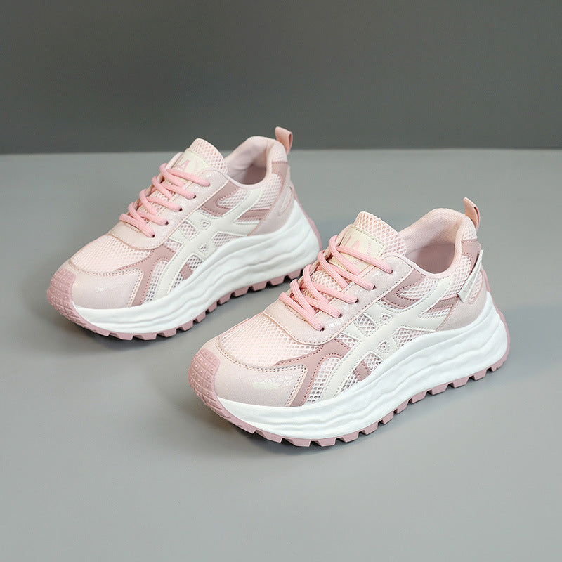 Damen Sneakers mit atmungsaktivem Mesh-Obermaterial und dämpfender Laufsohle R&B