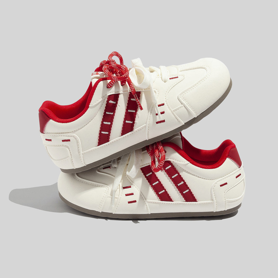Damen Sportliche Retro Sneakers mit floralem Muster und bequemer Dämpfung R&B