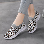 Damen Sneakers mit flexiblem Strick-Obermaterial und rutschfester Sohle R&B