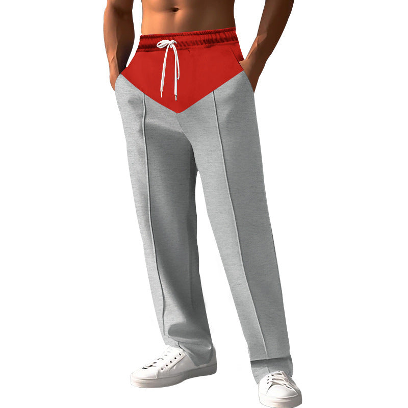 Herren modische Sweatpants mit innovativem Schnitt und seitlichen Eingrifftaschen R&B