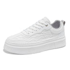 Damen Sportliche Sneakers mit erhöhtem Sohlenprofil und trendy Design