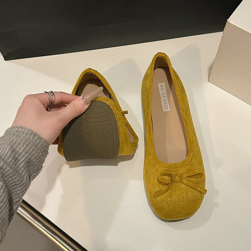 Damen Ballerina-Schuhe mit elegantem Schleifendetail R&B