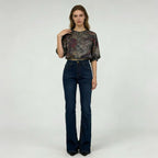 Damen Flared Jeans mit hohem Bund und perfektem Sitz